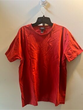 Forever 21 Red Short Sleeve Crewneck Tee